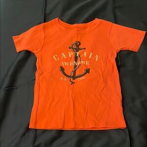 Orange Captain Awesome T-Shirt